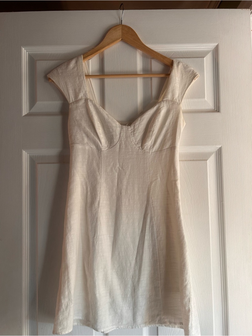 Sage Cream Mini Dress